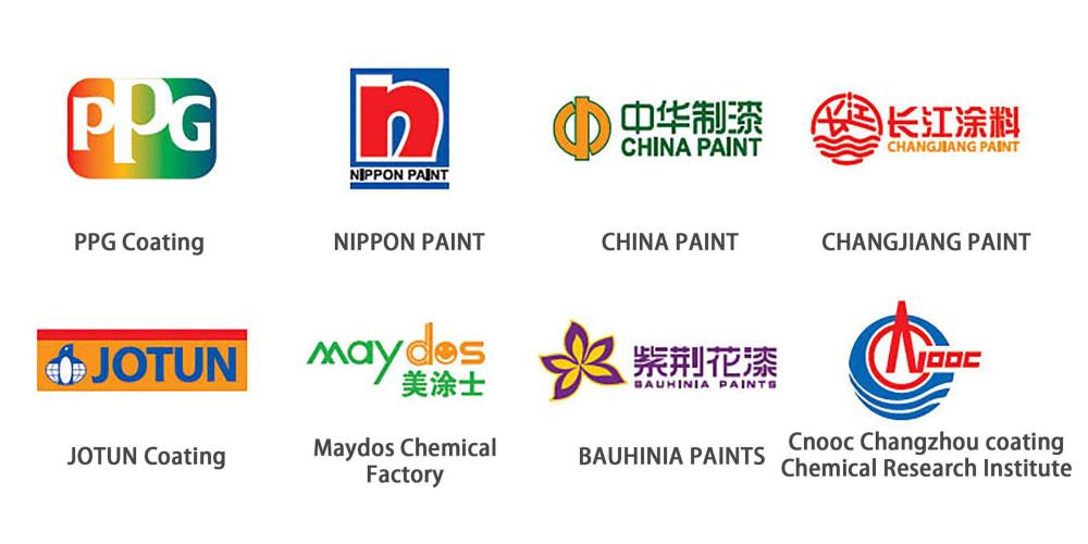 POLYC customers including PPG, Nippon Paint, China Paint and Jotun