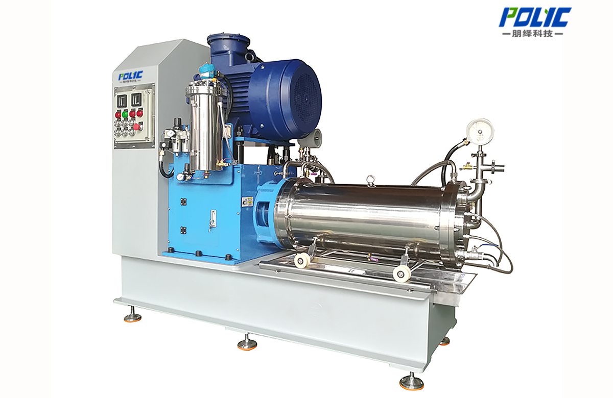 Processing of nano sand grinders for 2D materials with POLYC MACHINE PZN nano bead mill