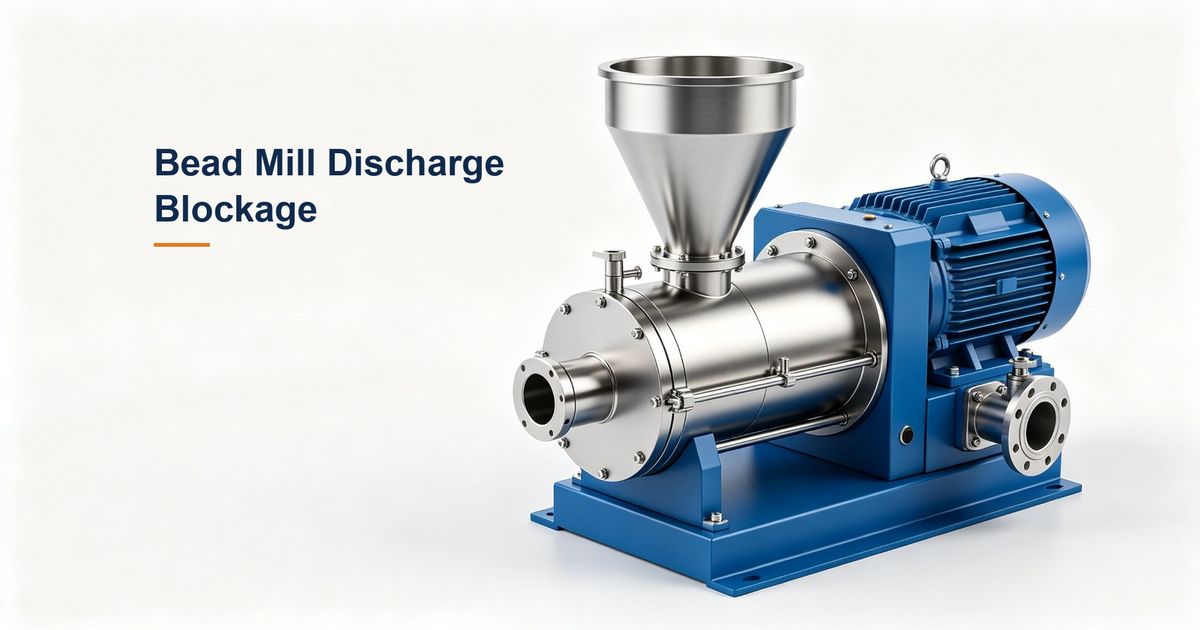 Bead Mill Discharge Blockage Troubleshooting Guide - POLYC MACHINE