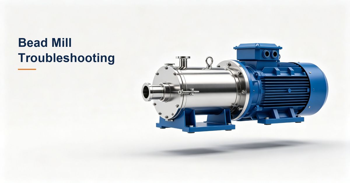 Bead Mill Troubleshooting Overheating Clogging Contamination - POLYC MACHINE