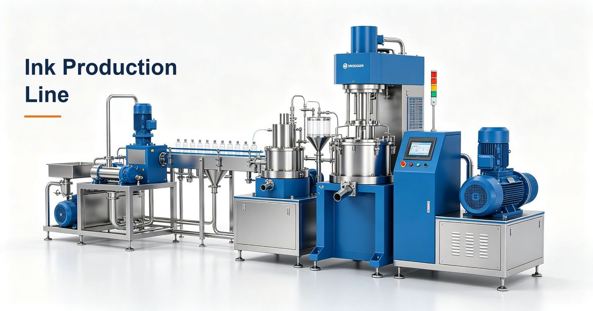 Ink Production Line Process Equipment - POLYC MACHINE