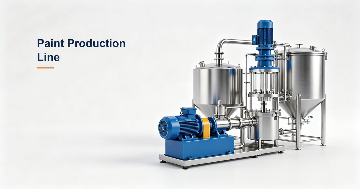 Paint Production Line Equipment Power Sizing - POLYC MACHINE