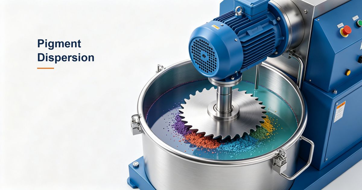 Pigment Dispersion Fundamentals TiO2 Carbon Black - POLYC MACHINE