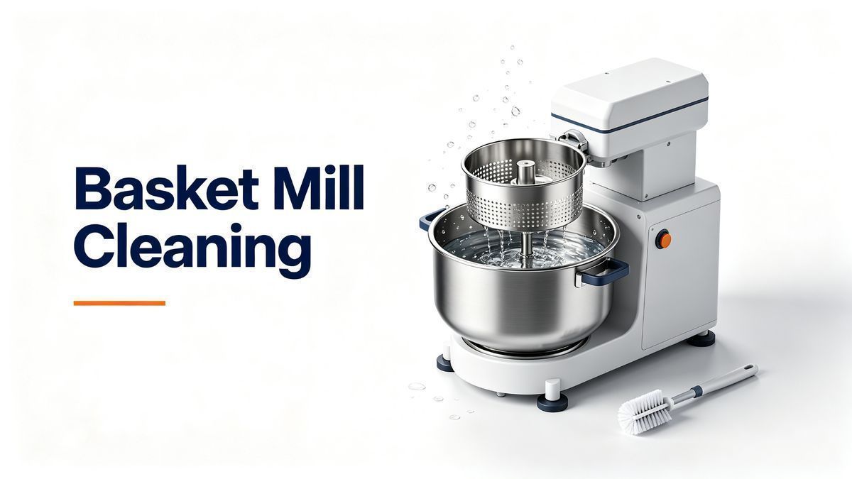 How to Reduce Cleaning Time During Basket Mill Batch Changeover