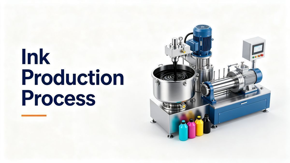 How Industrial Ink Is Made: Production Process & Equipment
