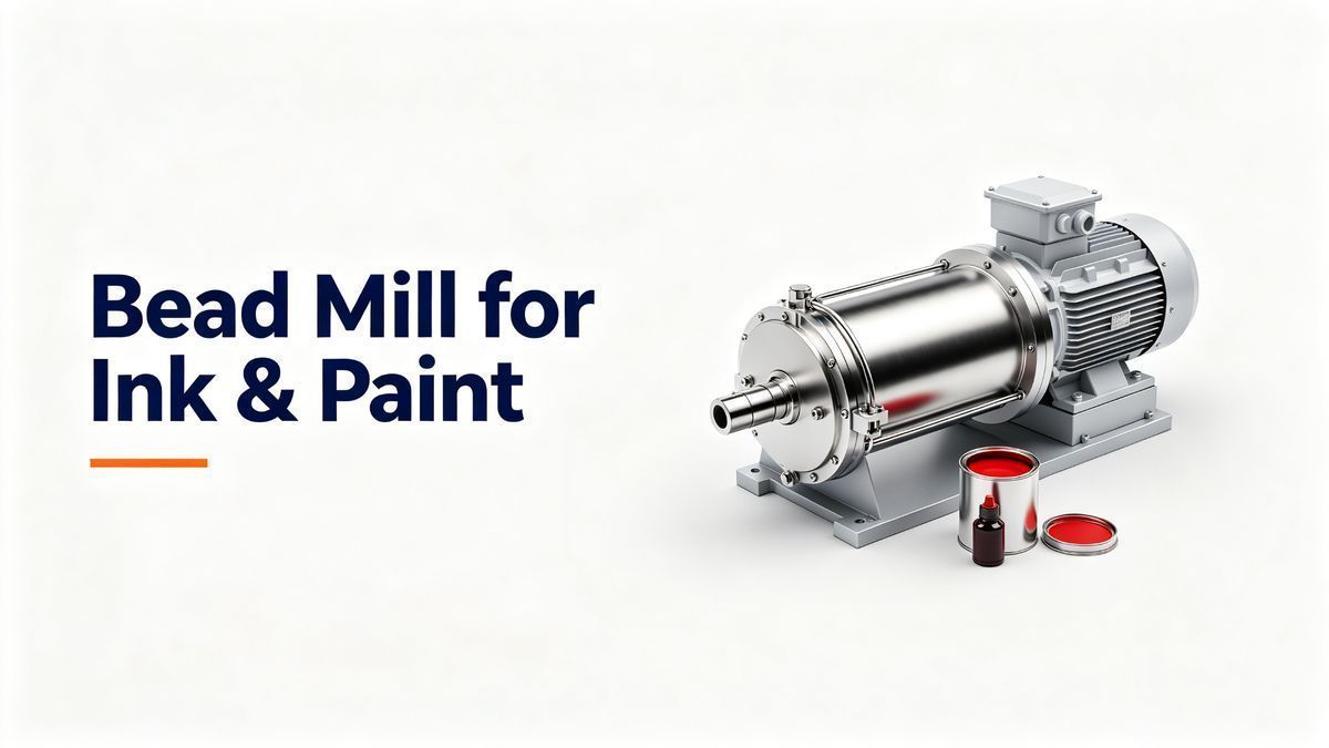How to Choose the Right Bead Mill for Ink & Paint Production