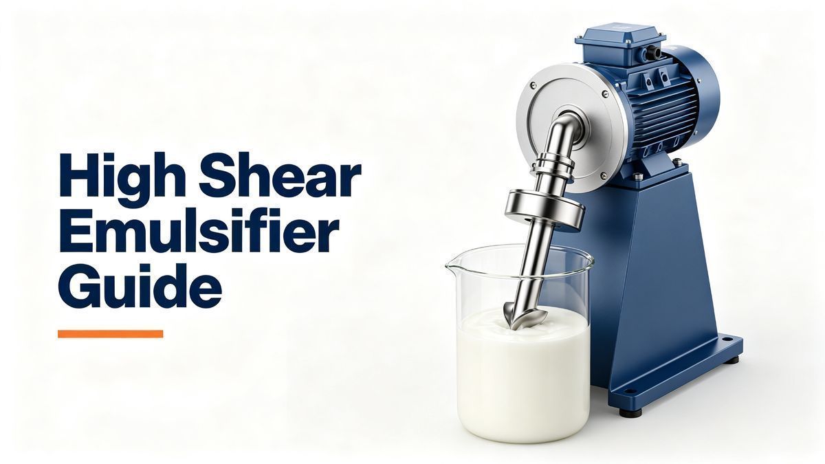 High Shear Emulsifier Selection Guide: How to Choose the Right One