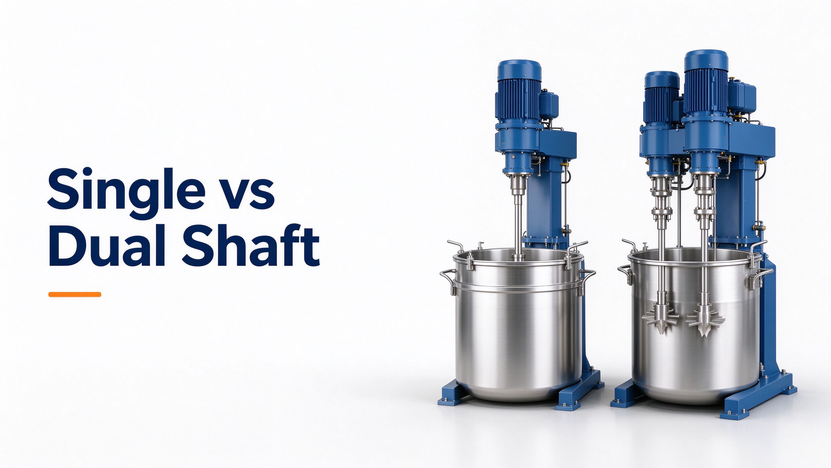 Single Shaft vs Dual Shaft Disperser: How to Choose