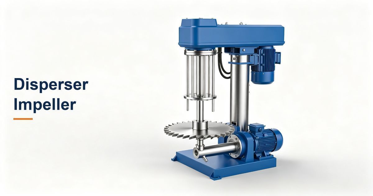 High Speed Disperser Impeller Selection Saw-Tooth Disc - POLYC MACHINE