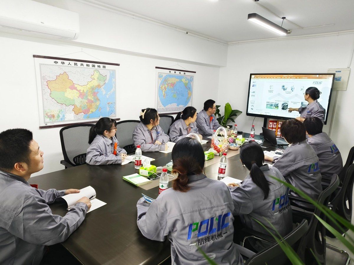 POLYC MACHINE meeting room used for project and process reviews