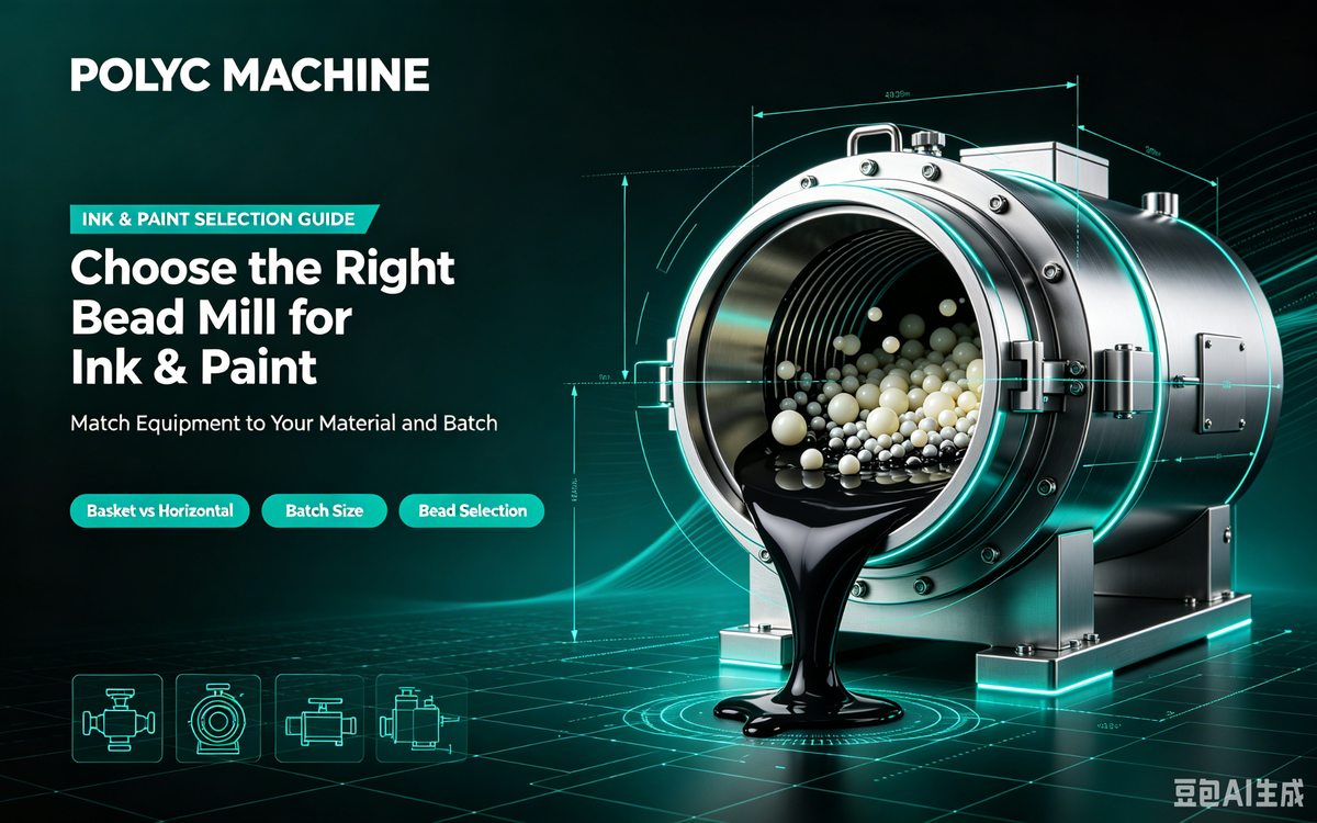 Bead mill selection guide for ink and paint production