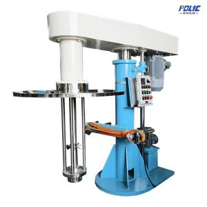 High shearing emulsifier for kettle batch homogenization and dispersion
