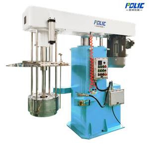 PZM Series Submersible Basket Mill for ink, paint and coatings wet grinding - front view - side view