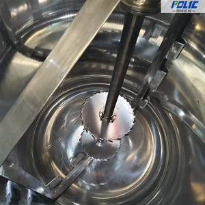 Concentric double shaft mixer for high viscosity slurry, pastes and resins with scraper agitator - view 6