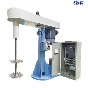 Double shaft high speed disperser for high efficiency pigment dispersion - dimension drawing