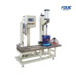 Filter Filling Machine for paint, ink and coating production lines with integrated bag filtration and automatic filling