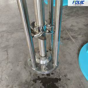 High shearing emulsifier for kettle batch homogenization and dispersion - dimension drawing