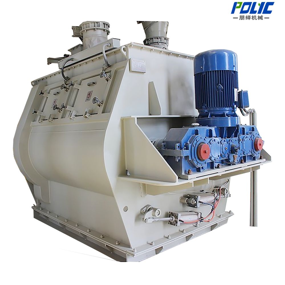 Horizontal Non-Gravity Mixer for dry mortar and powder blending