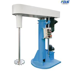 Single shaft high speed disperser (dissolver) for pigment wetting in paint production
