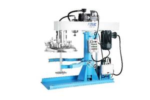 Vacuum dispersing machine for bubble-free dispersion of high viscosity materials - view 6